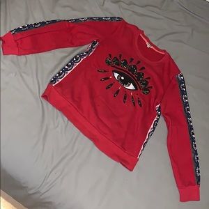 Red Kenzo sweatshirt